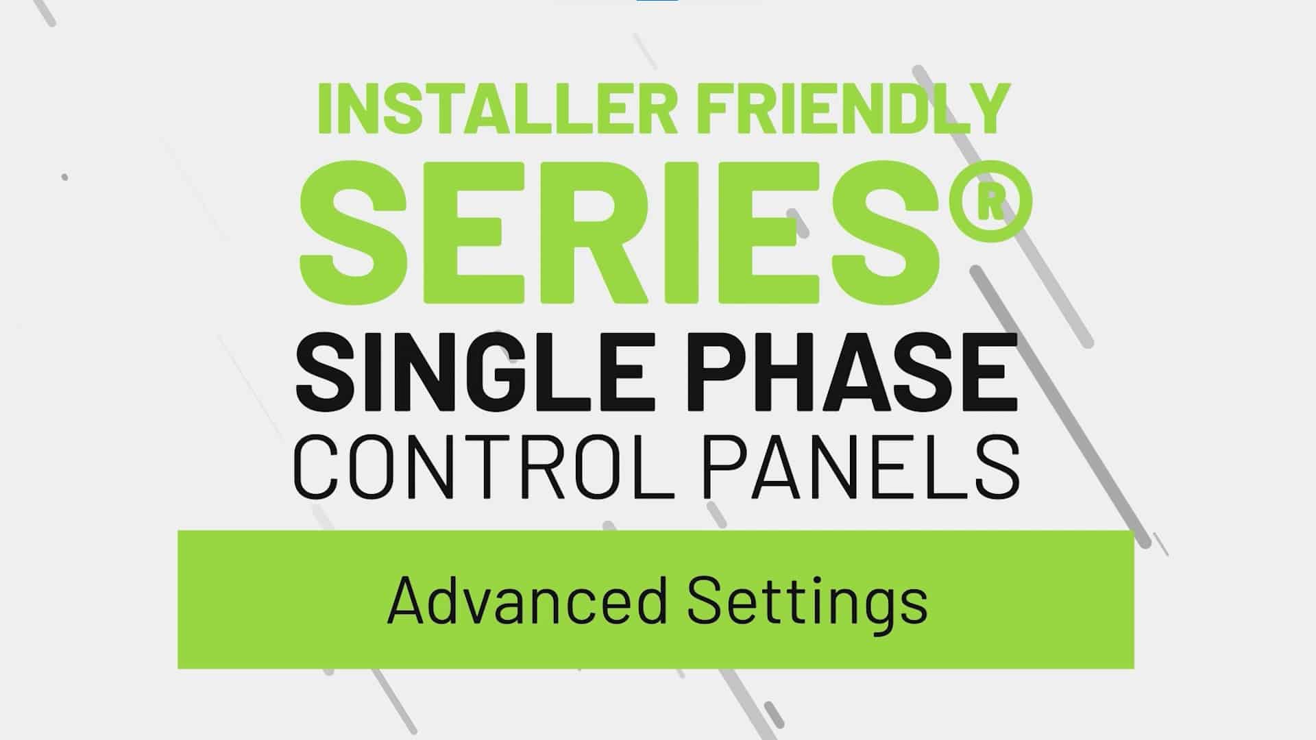 ifs single phase redesign advanced settings